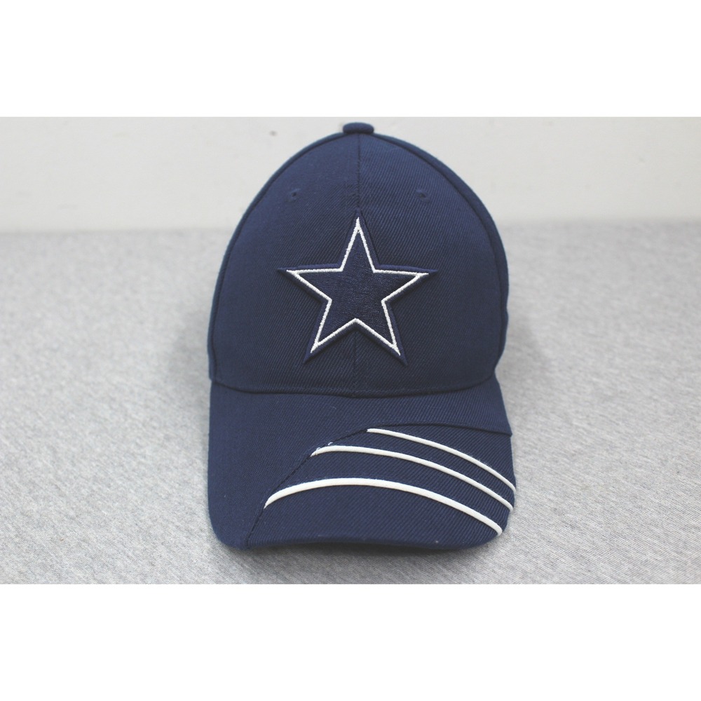 August Sportswear Hat Mens OSFA Navy Blue Star Baseball Cap Adjustable Strap